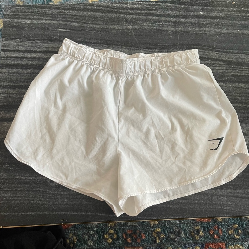 Gymshark White Women's Athletic Shorts
